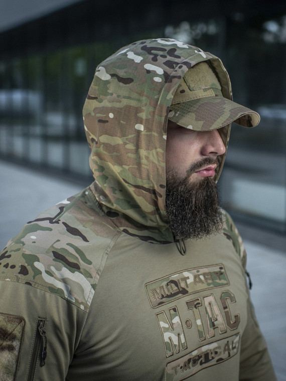 M-TAC Bluza kangurka z kapturem Combat Tan-Multicam XXL