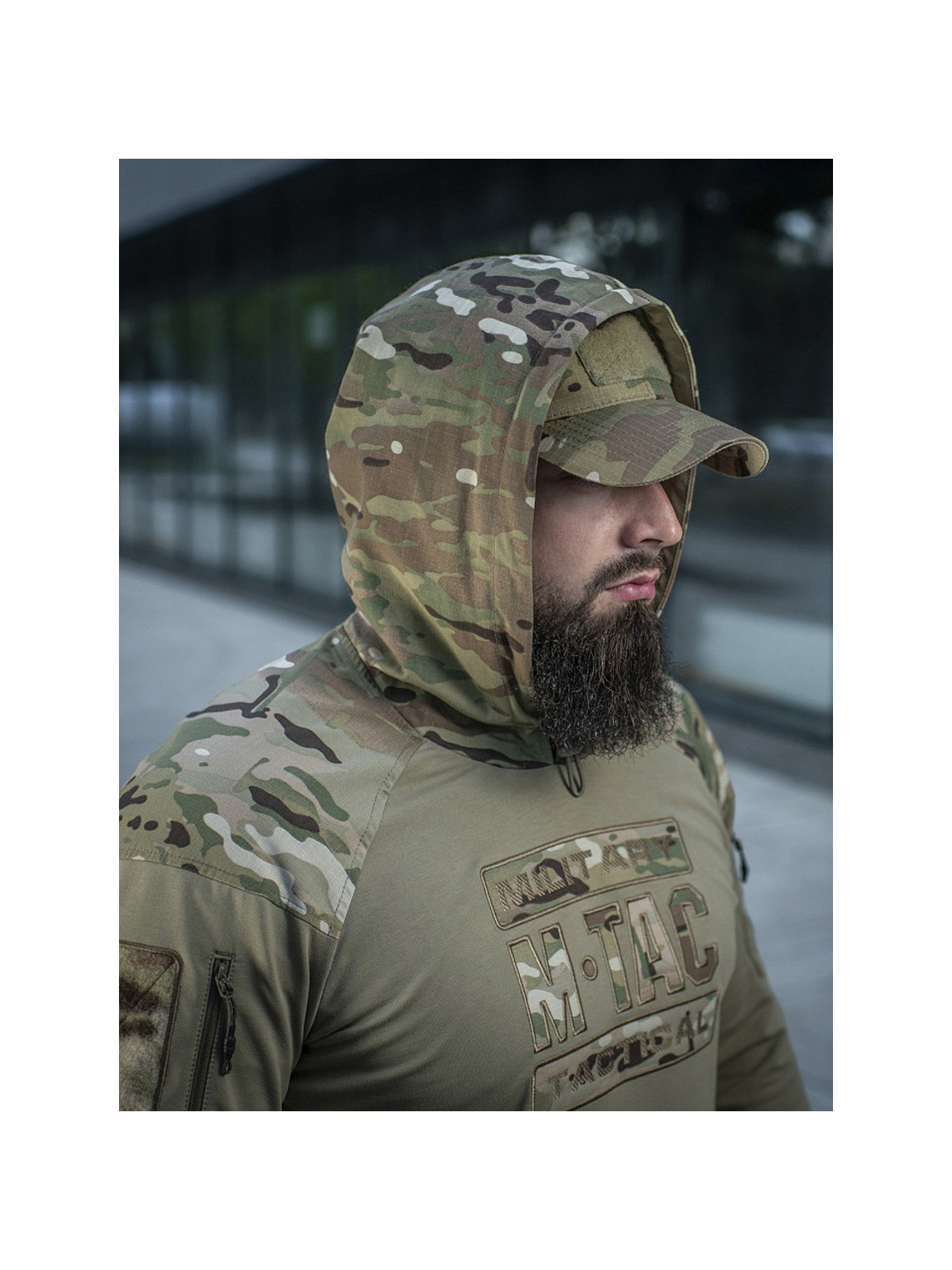 M-TAC Bluza kangurka z kapturem Combat Tan-Multicam XXL