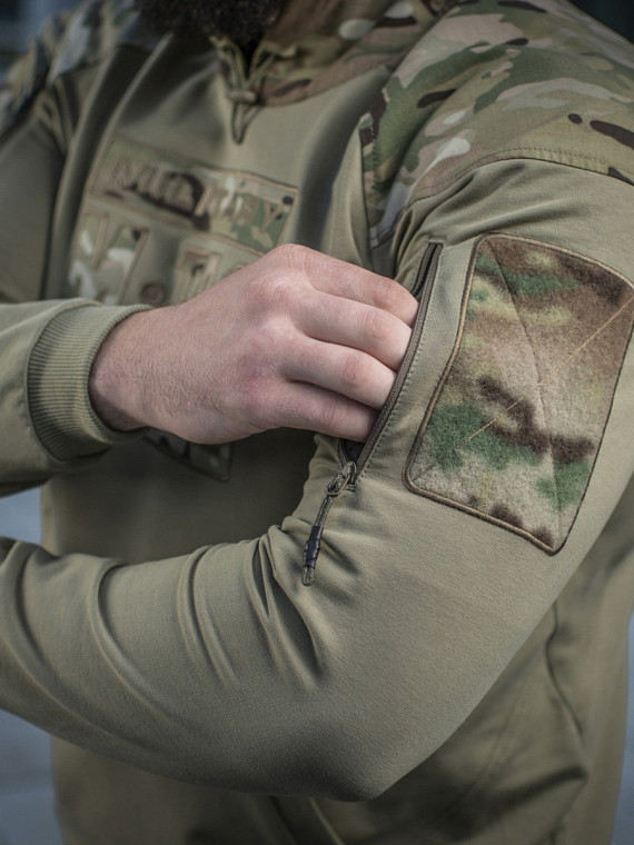 M-TAC Bluza kangurka z kapturem Combat Tan-Multicam XXL
