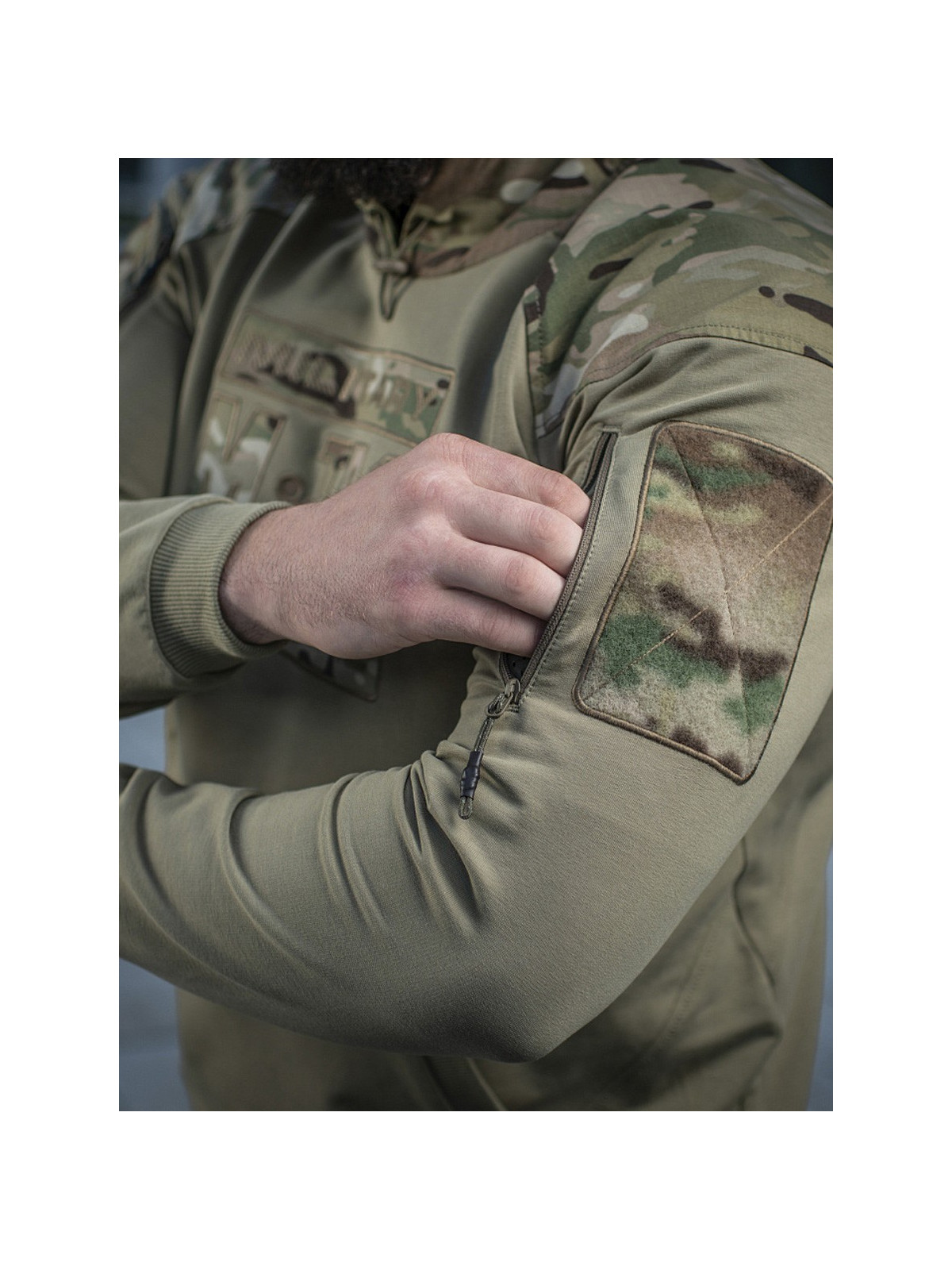 M-TAC Bluza kangurka z kapturem Combat Tan-Multicam XXL