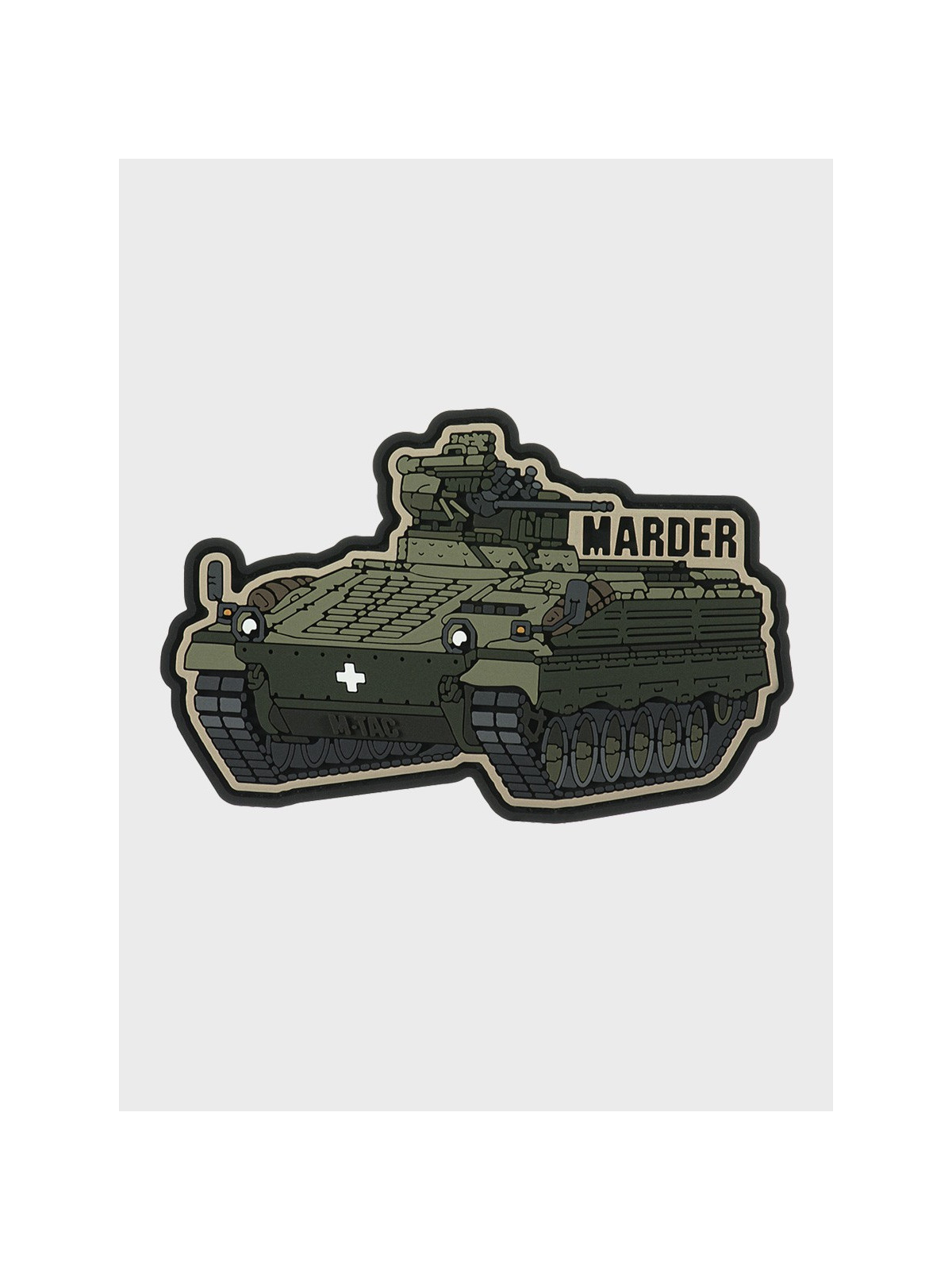 M-TAC Naszywka Rzep Marder PVC Morale Patch Wóz Bojowy Oliwkowy
