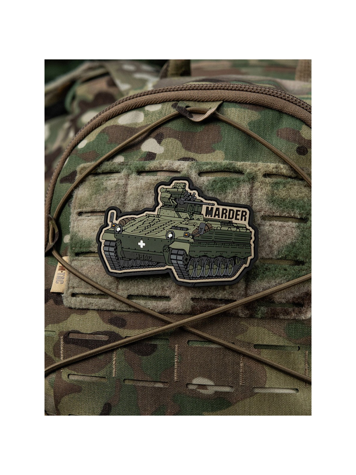 M-TAC Naszywka Rzep Marder PVC Morale Patch Wóz Bojowy Oliwkowy