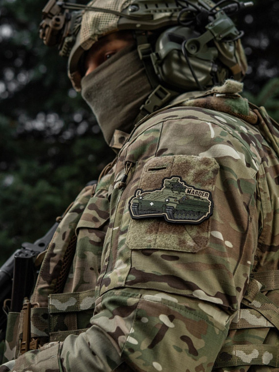 M-TAC Naszywka Rzep Marder PVC Morale Patch Wóz Bojowy Oliwkowy