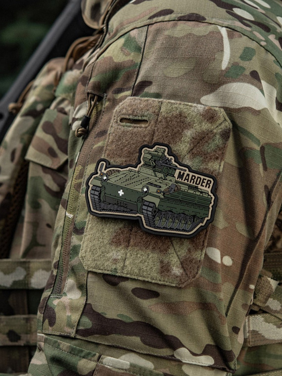 M-TAC Naszywka Rzep Marder PVC Morale Patch Wóz Bojowy Oliwkowy