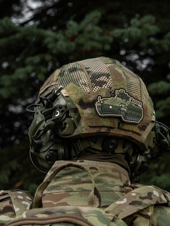 M-TAC Naszywka Rzep Marder PVC Morale Patch Wóz Bojowy Oliwkowy