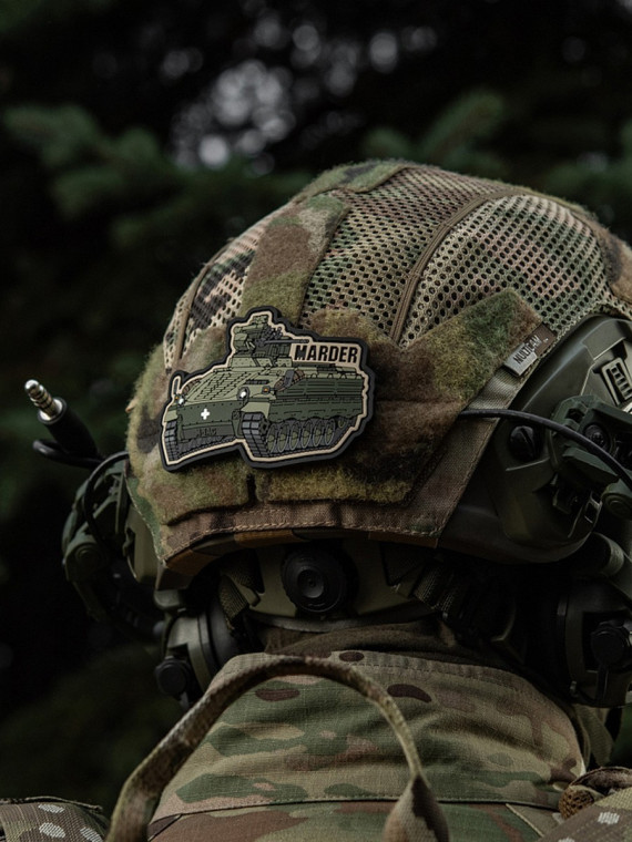 M-TAC Naszywka Rzep Marder PVC Morale Patch Wóz Bojowy Oliwkowy