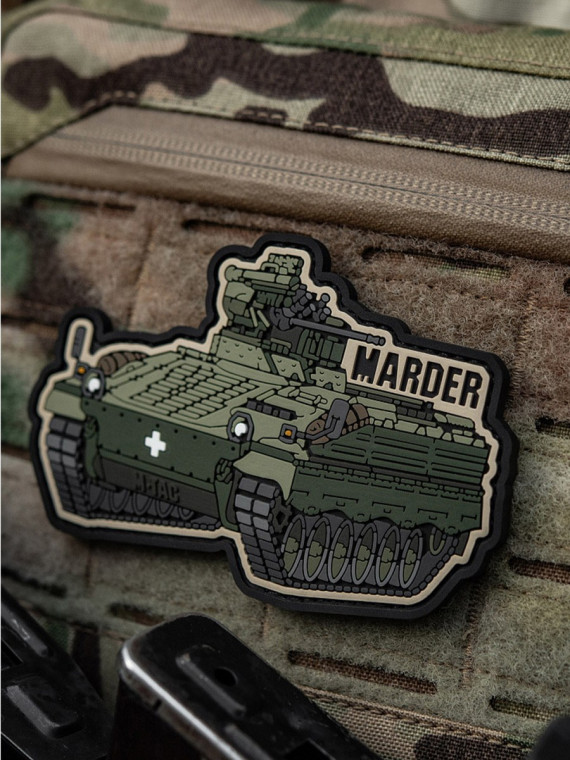 M-TAC Naszywka Rzep Marder PVC Morale Patch Wóz Bojowy Oliwkowy