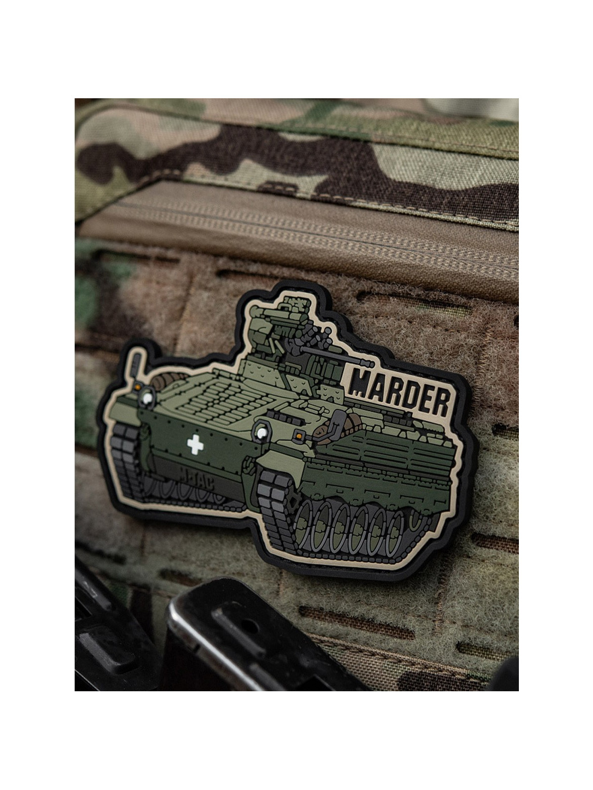 M-TAC Naszywka Rzep Marder PVC Morale Patch Wóz Bojowy Oliwkowy