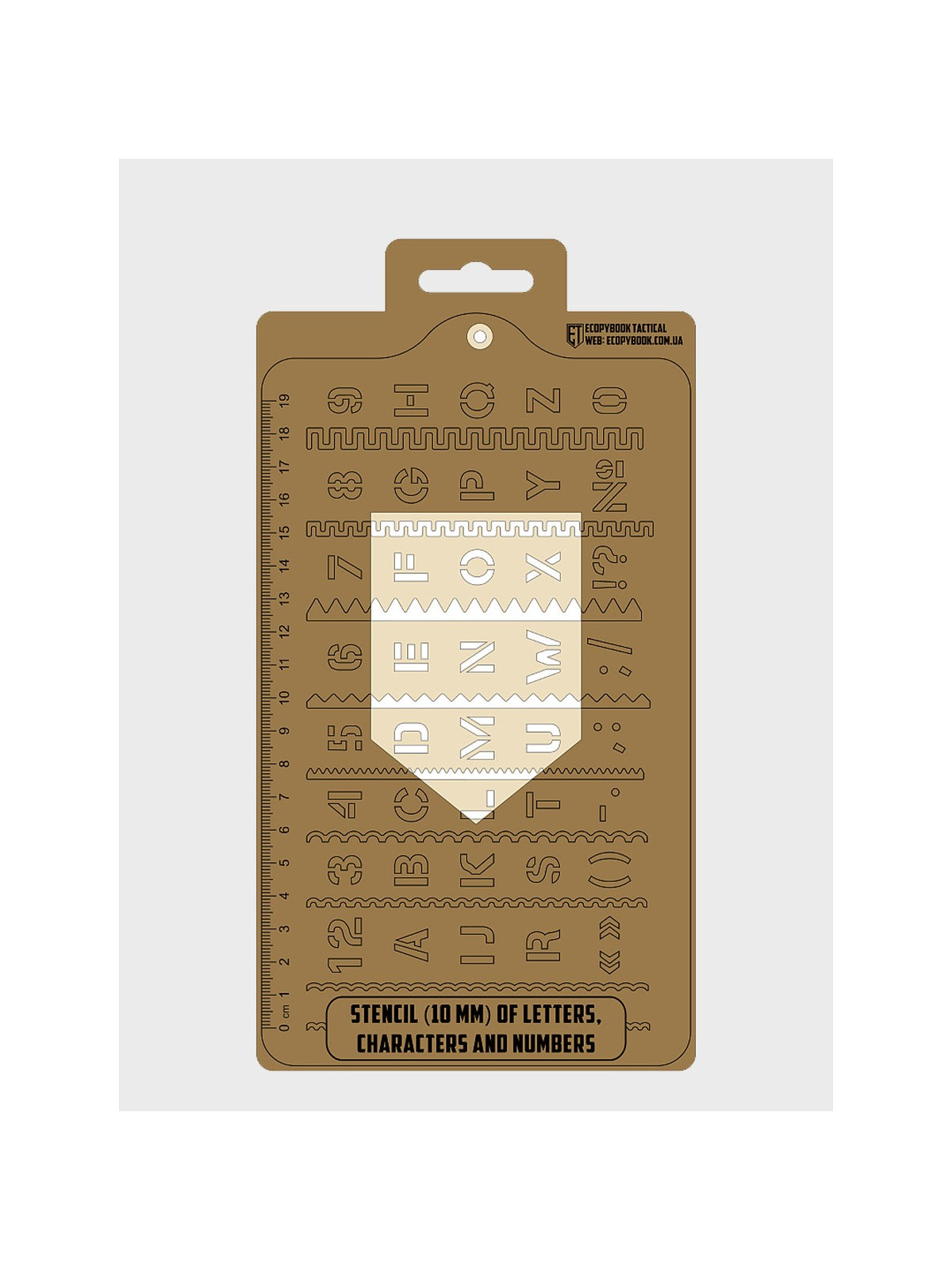M-TAC Linijka Stencil Symbole NATO Ecopybook