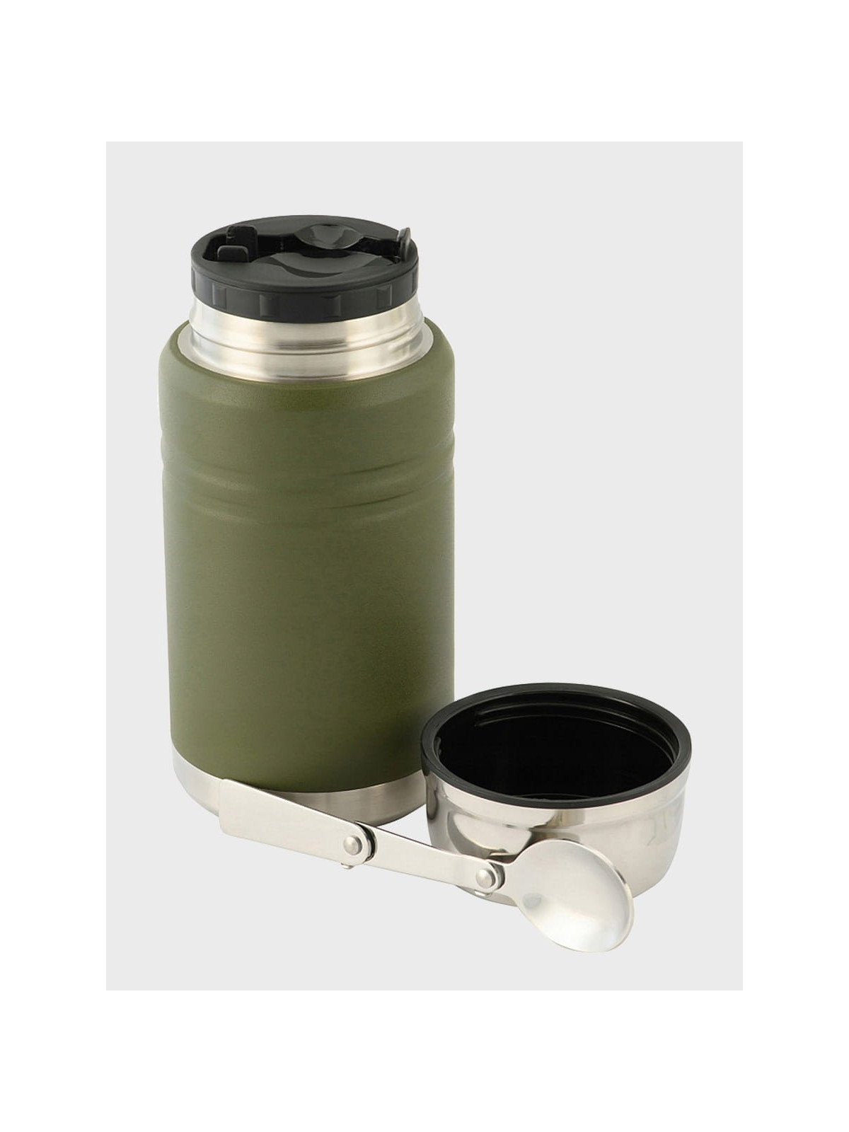 M-TAC TERMOS OBIADOWY Z ŁYŻKĄ TURYSTYCZNY 750 ML OLIWKOWY
