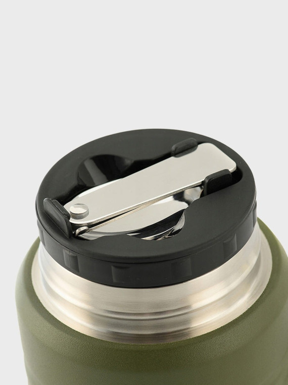 M-TAC TERMOS OBIADOWY Z ŁYŻKĄ TURYSTYCZNY 750 ML OLIWKOWY