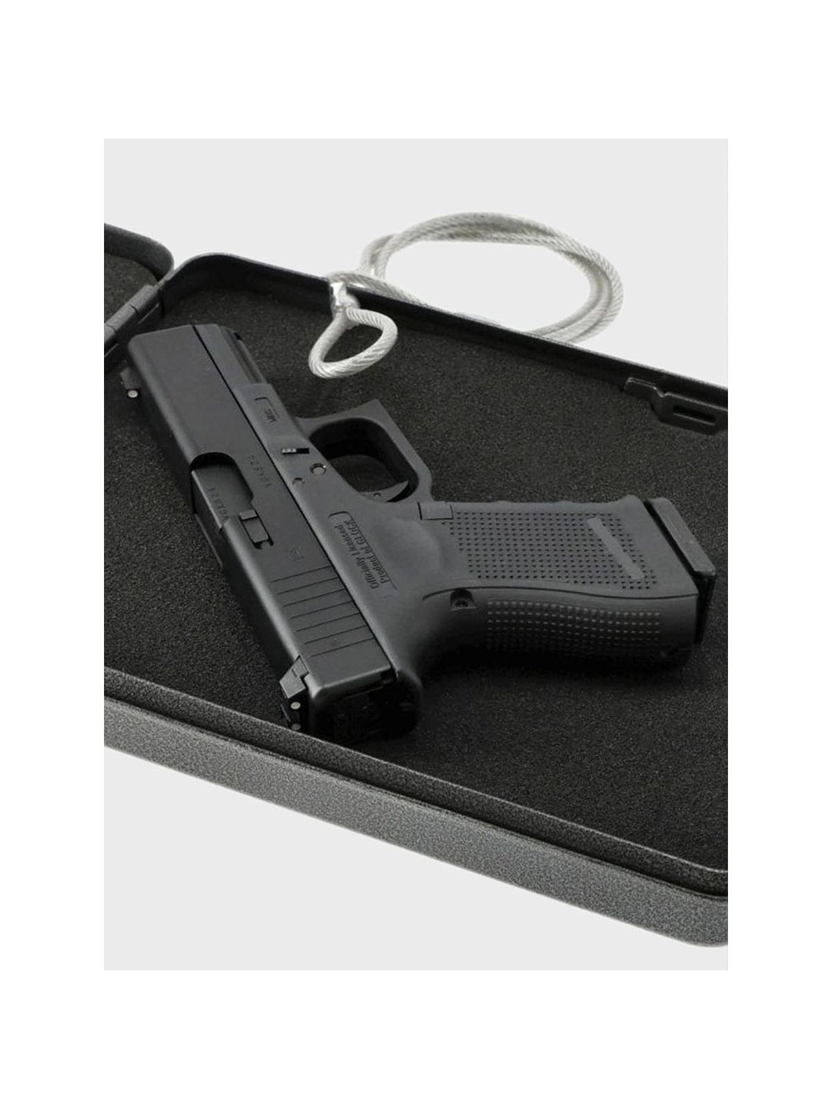 UMAREX Kasetka na broń pistolet pieniądze stalowa sejf zamek z szyfrem liną
