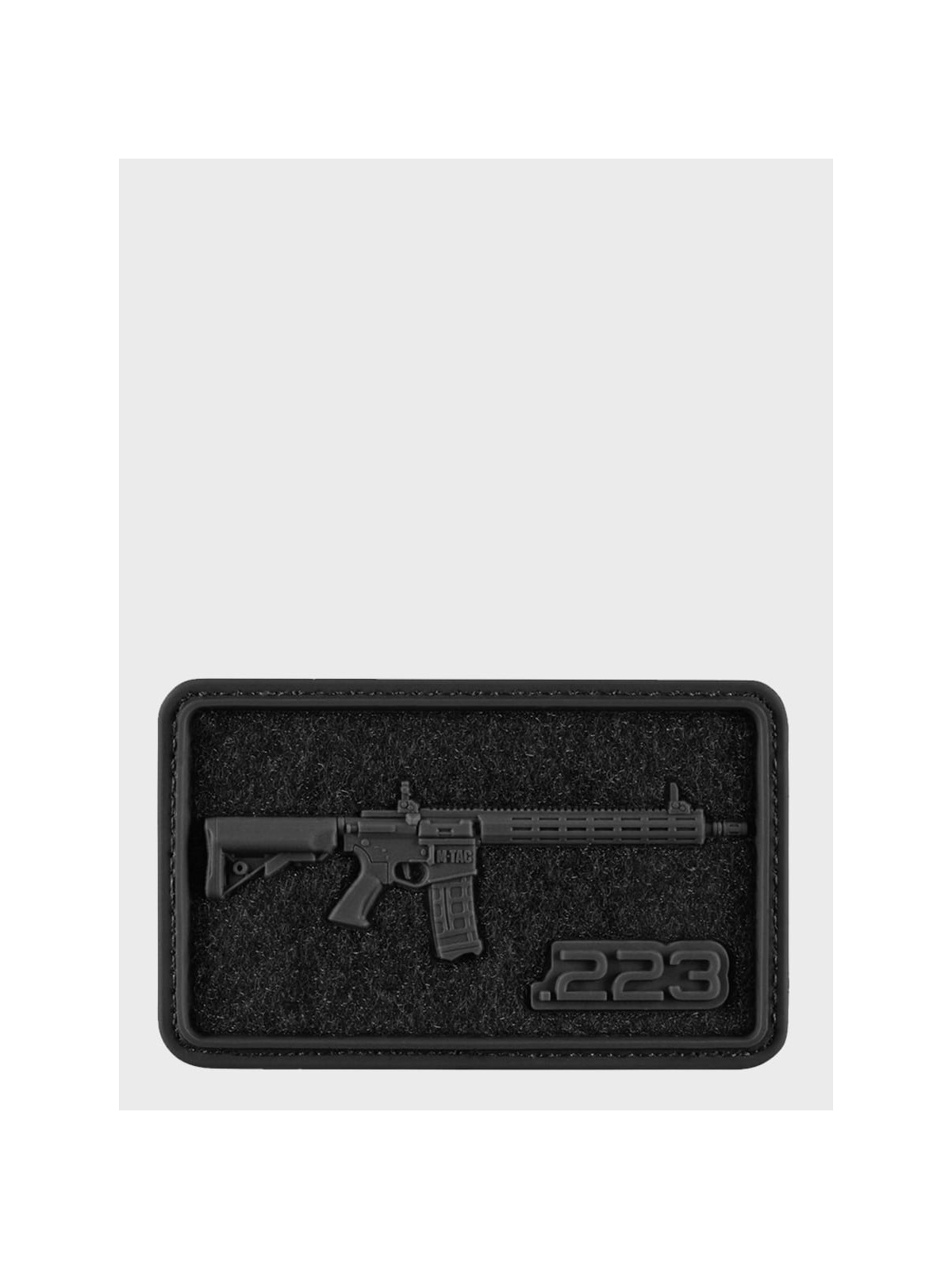 M-TAC Naszywka na rzep Emblemat 3D Karabin AR-15 Velcro PVC Czarna