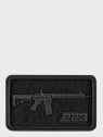 M-TAC Naszywka na rzep Emblemat 3D Karabin AR-15 Velcro PVC Czarna