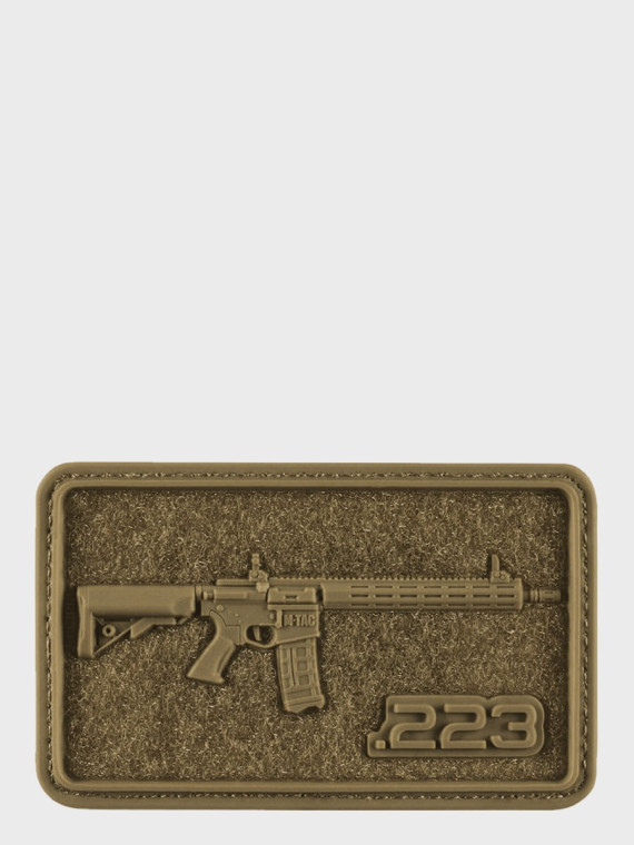 M-TAC Naszywka na rzep Emblemat 3D Karabin AR-15 Velcro PVC Coyote