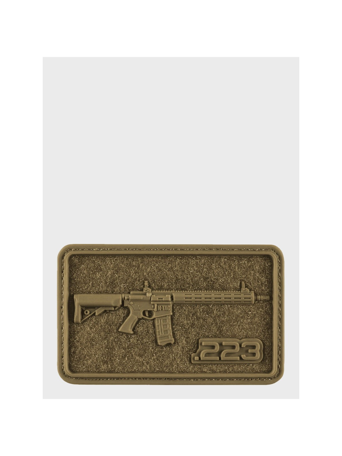 M-TAC Naszywka na rzep Emblemat 3D Karabin AR-15 Velcro PVC Coyote