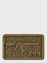 M-TAC Naszywka na rzep Emblemat 3D Karabin AR-15 Velcro PVC Coyote