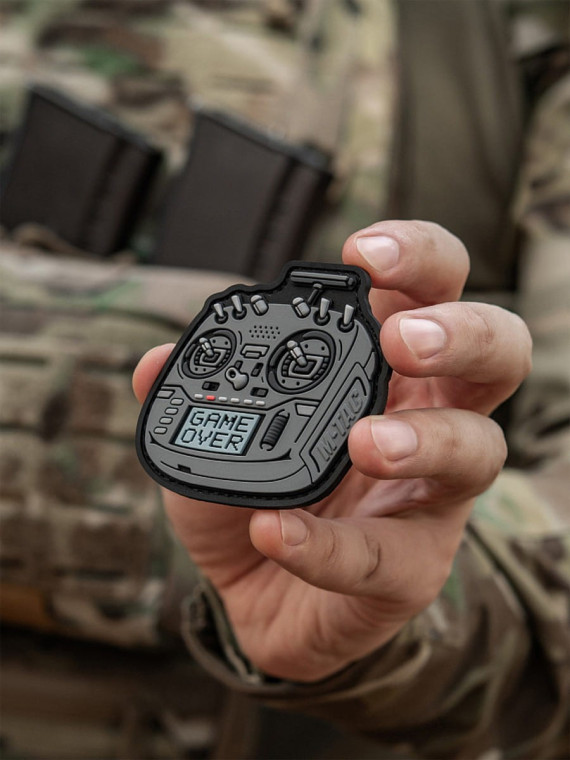 M-TAC Naszywka na rzep Emblemat 3D Pilot FPV PVC Szara