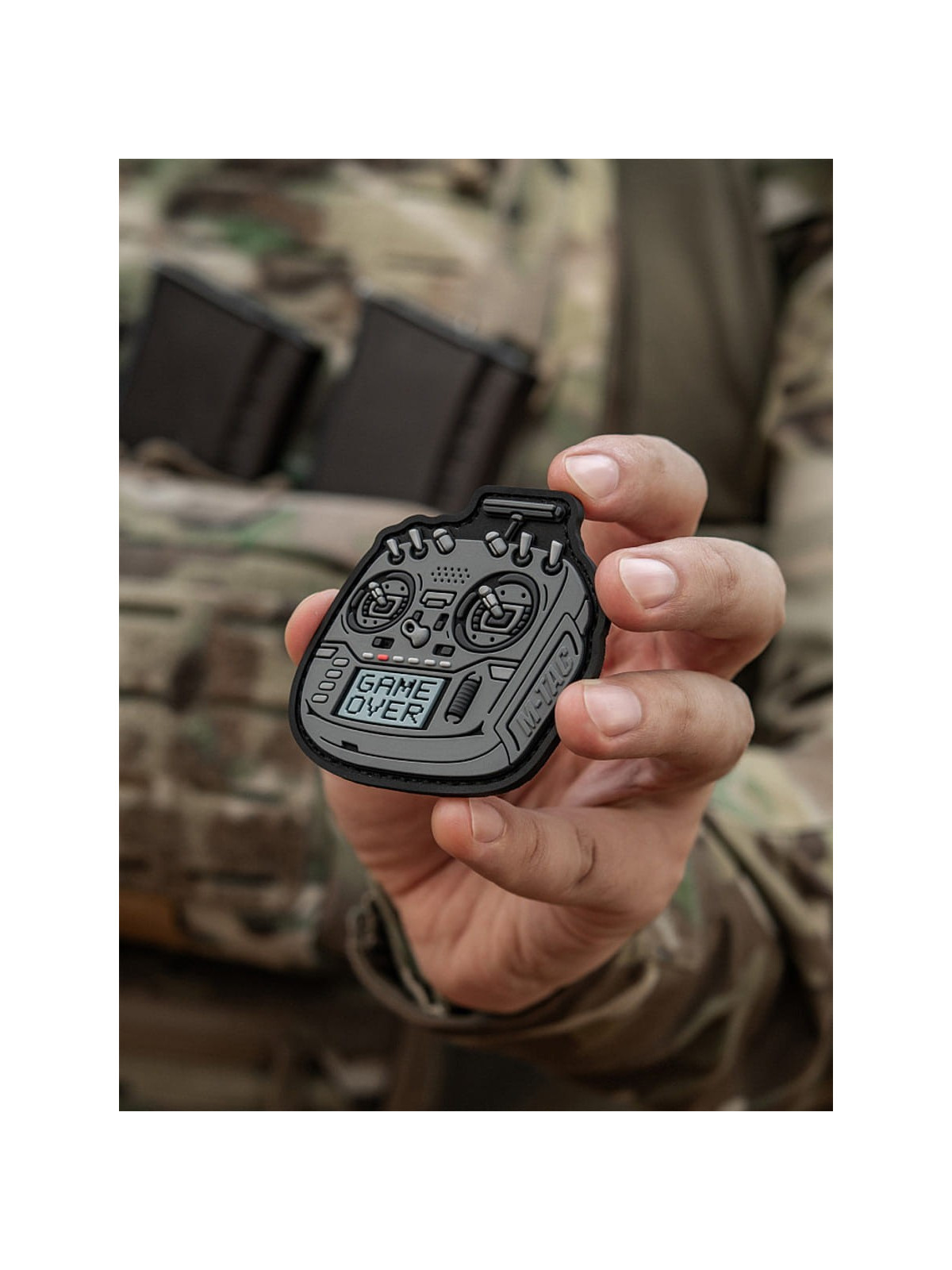 M-TAC Naszywka na rzep Emblemat 3D Pilot FPV PVC Szara
