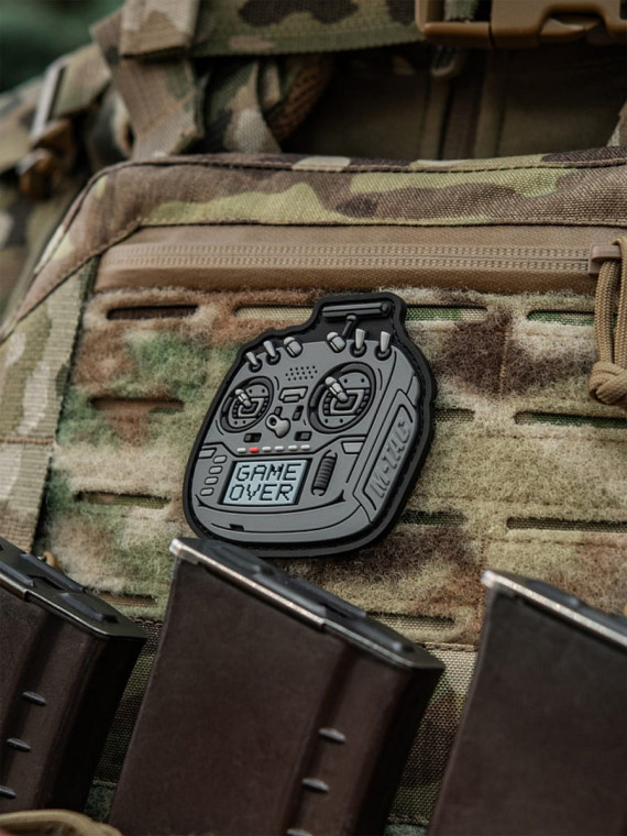 M-TAC Naszywka na rzep Emblemat 3D Pilot FPV PVC Szara