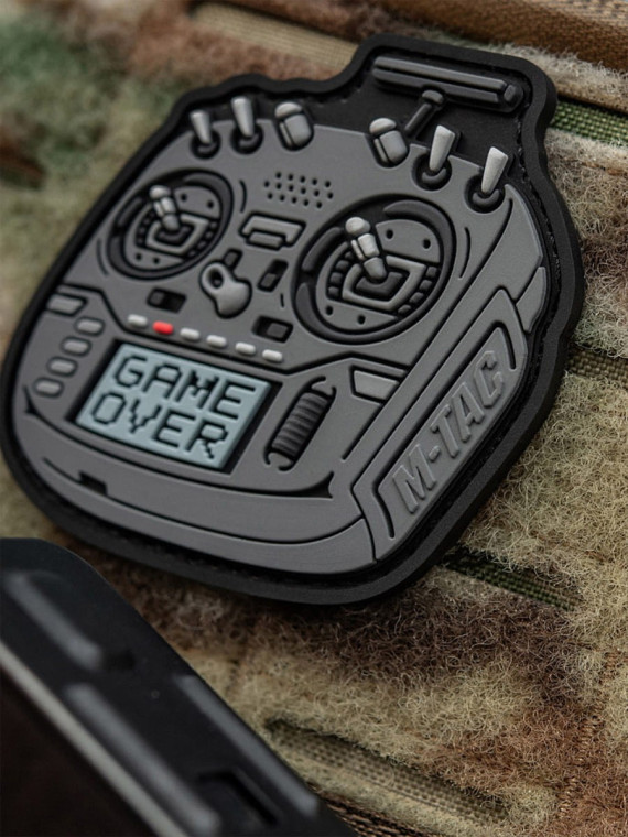 M-TAC Naszywka na rzep Emblemat 3D Pilot FPV PVC Szara