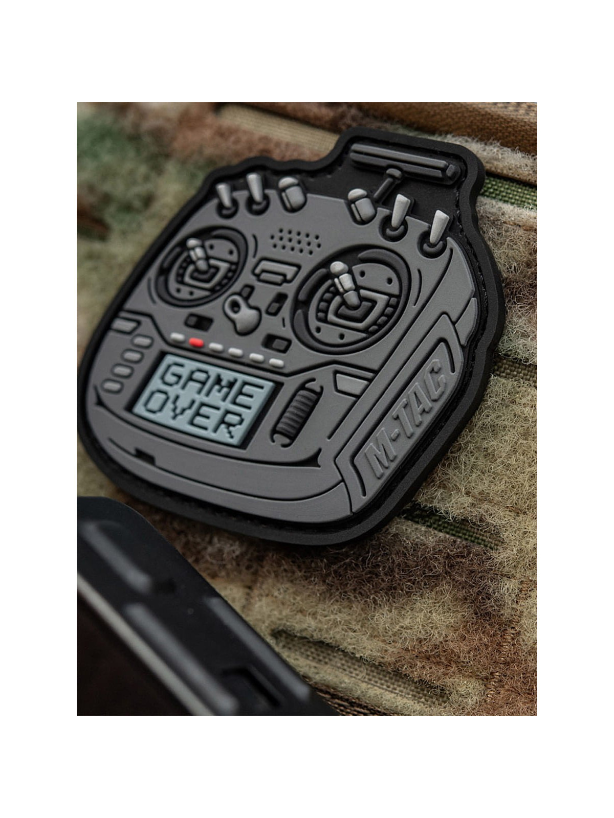 M-TAC Naszywka na rzep Emblemat 3D Pilot FPV PVC Szara