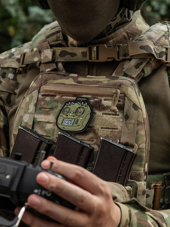 M-TAC Naszywka na rzep Emblemat 3D Pilot FPV PVC Oliwkowa