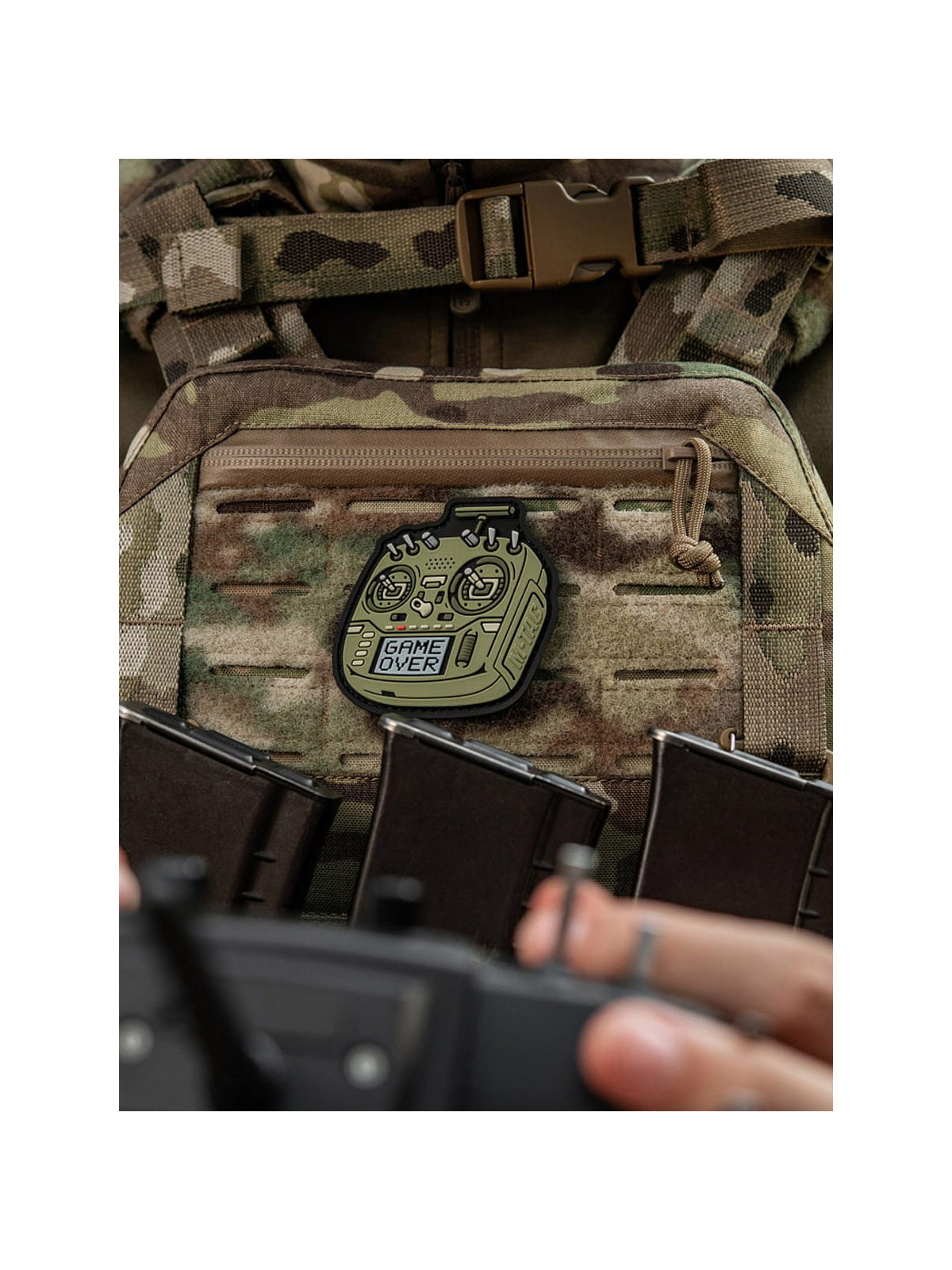 M-TAC Naszywka na rzep Emblemat 3D Pilot FPV PVC Oliwkowa