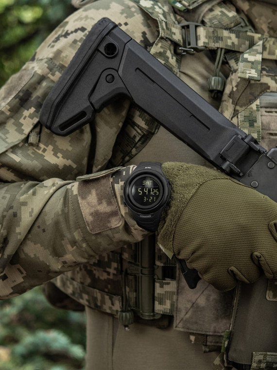 M-TAC ZEGAREK TAKTYCZNY 2166 WIELOFUNKCYJNY CZARNY