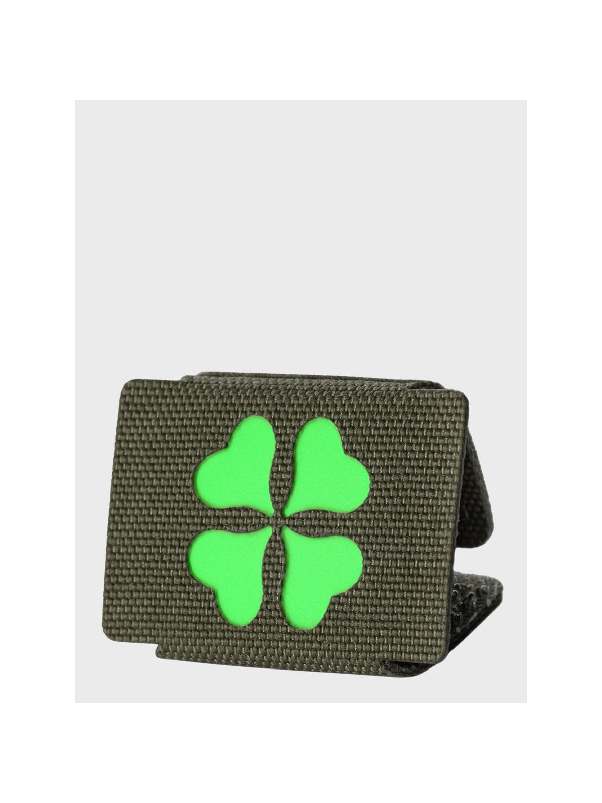 M-TAC Naszywka koniczyna czterolistna MOLLE cordura laser cut fluorescencyjna oliwkowa