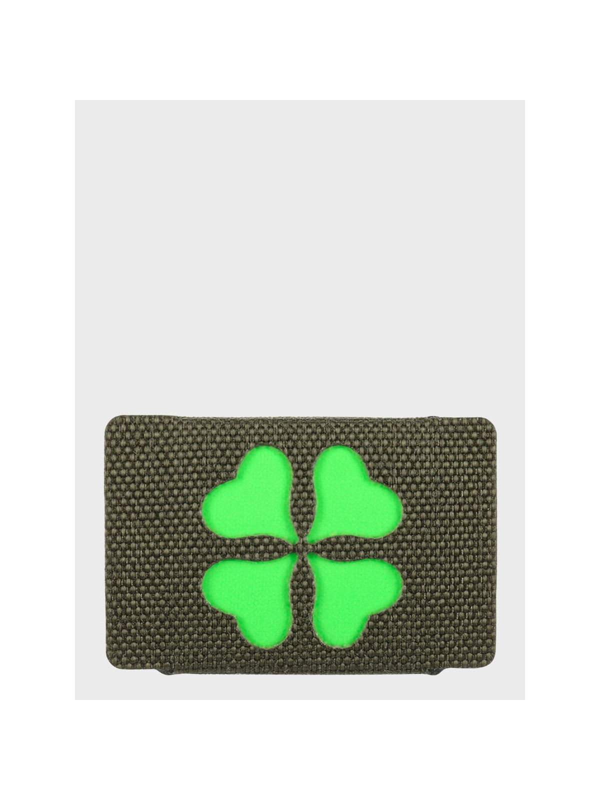 M-TAC Naszywka koniczyna czterolistna MOLLE cordura laser cut fluorescencyjna oliwkowa