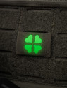 M-TAC Naszywka koniczyna czterolistna MOLLE cordura laser cut fluorescencyjna oliwkowa
