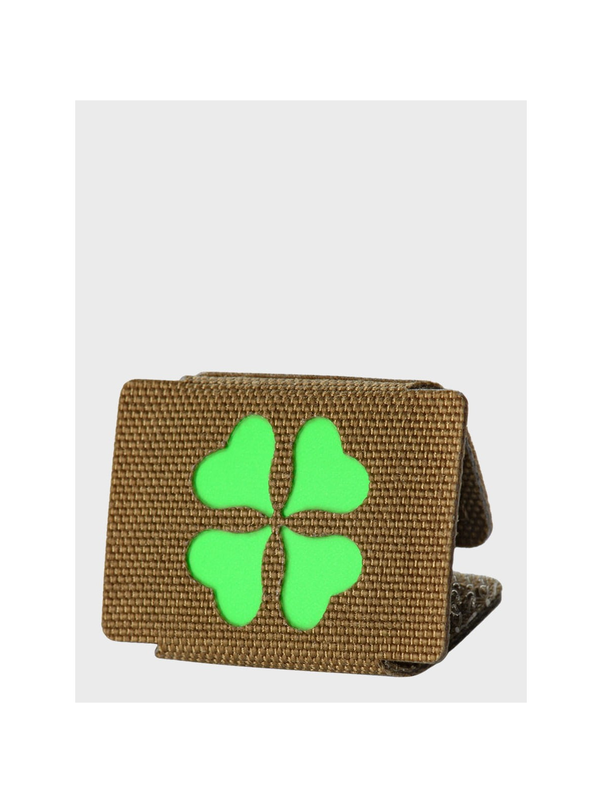 M-TAC Naszywka koniczyna czterolistna MOLLE cordura laser cut fluorescencyjna coyote