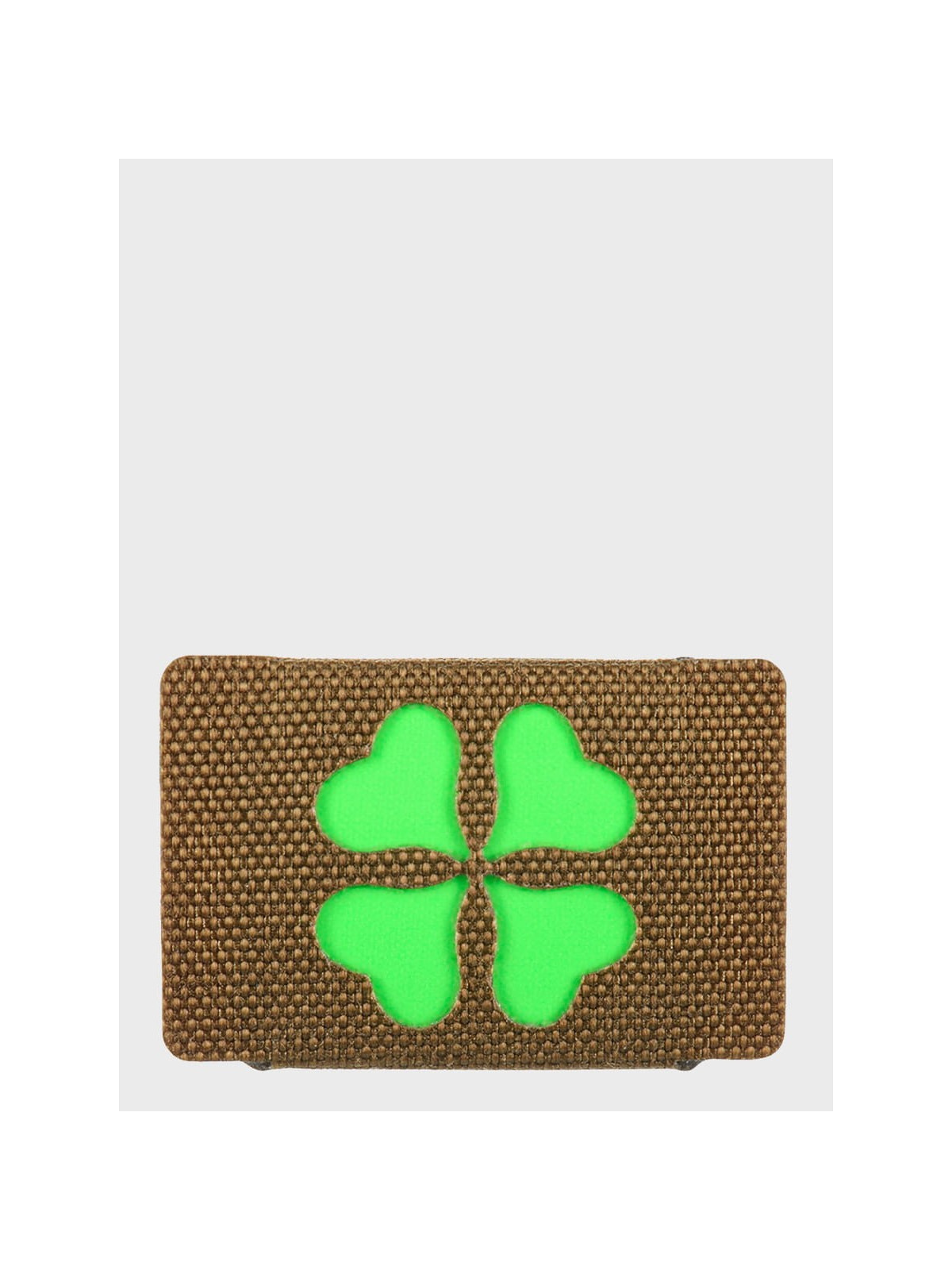 M-TAC Naszywka koniczyna czterolistna MOLLE cordura laser cut fluorescencyjna coyote