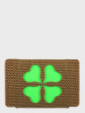 M-TAC Naszywka koniczyna czterolistna MOLLE cordura laser cut fluorescencyjna coyote