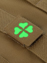 M-TAC Naszywka koniczyna czterolistna MOLLE cordura laser cut fluorescencyjna coyote