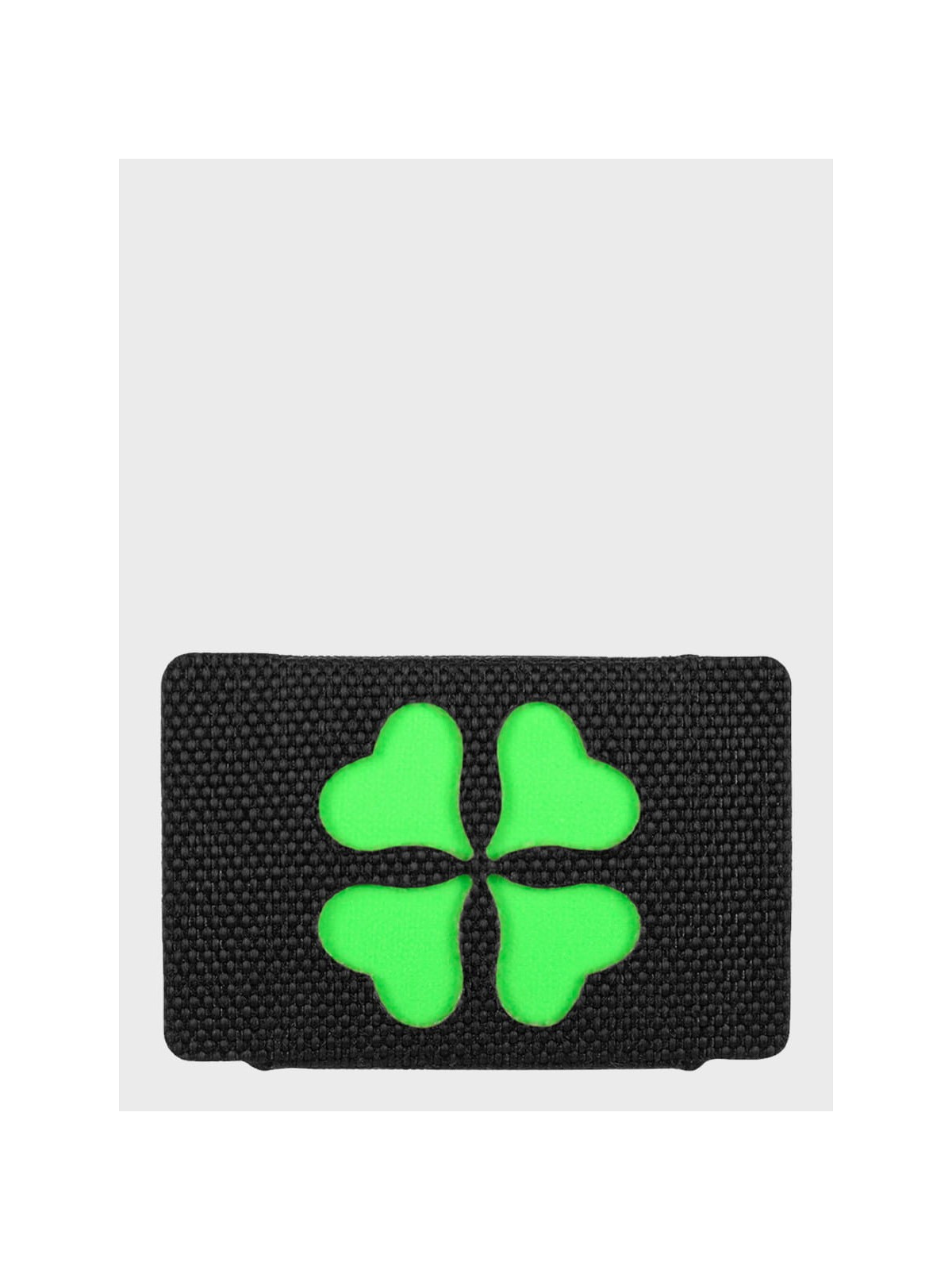 M-TAC Naszywka koniczyna czterolistna MOLLE cordura laser cut fluorescencyjna czarna