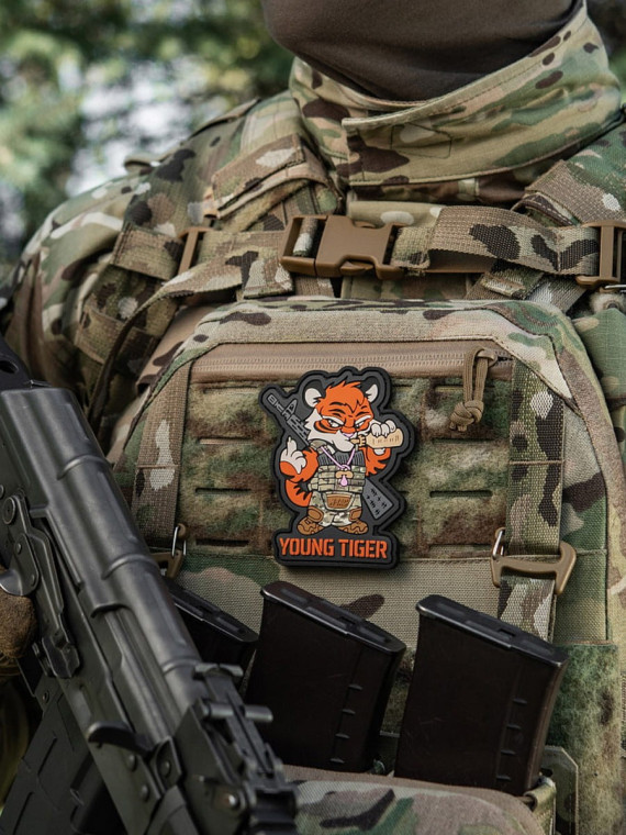 M-TAC Naszywka 3D Young Tiger PVC