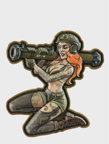 M-TAC Naszywka 3D Tactical Girl Nr10 RPG PVC Skandinavik