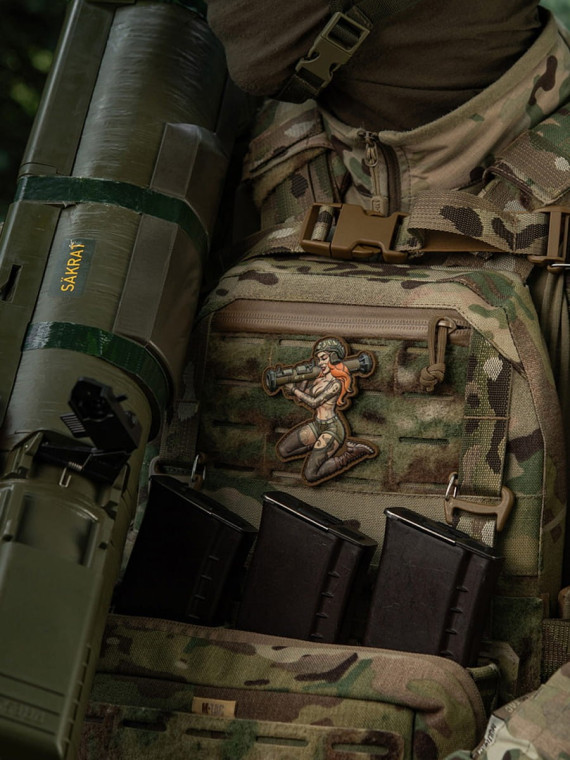 M-TAC Naszywka 3D Tactical Girl Nr10 RPG PVC Skandinavik