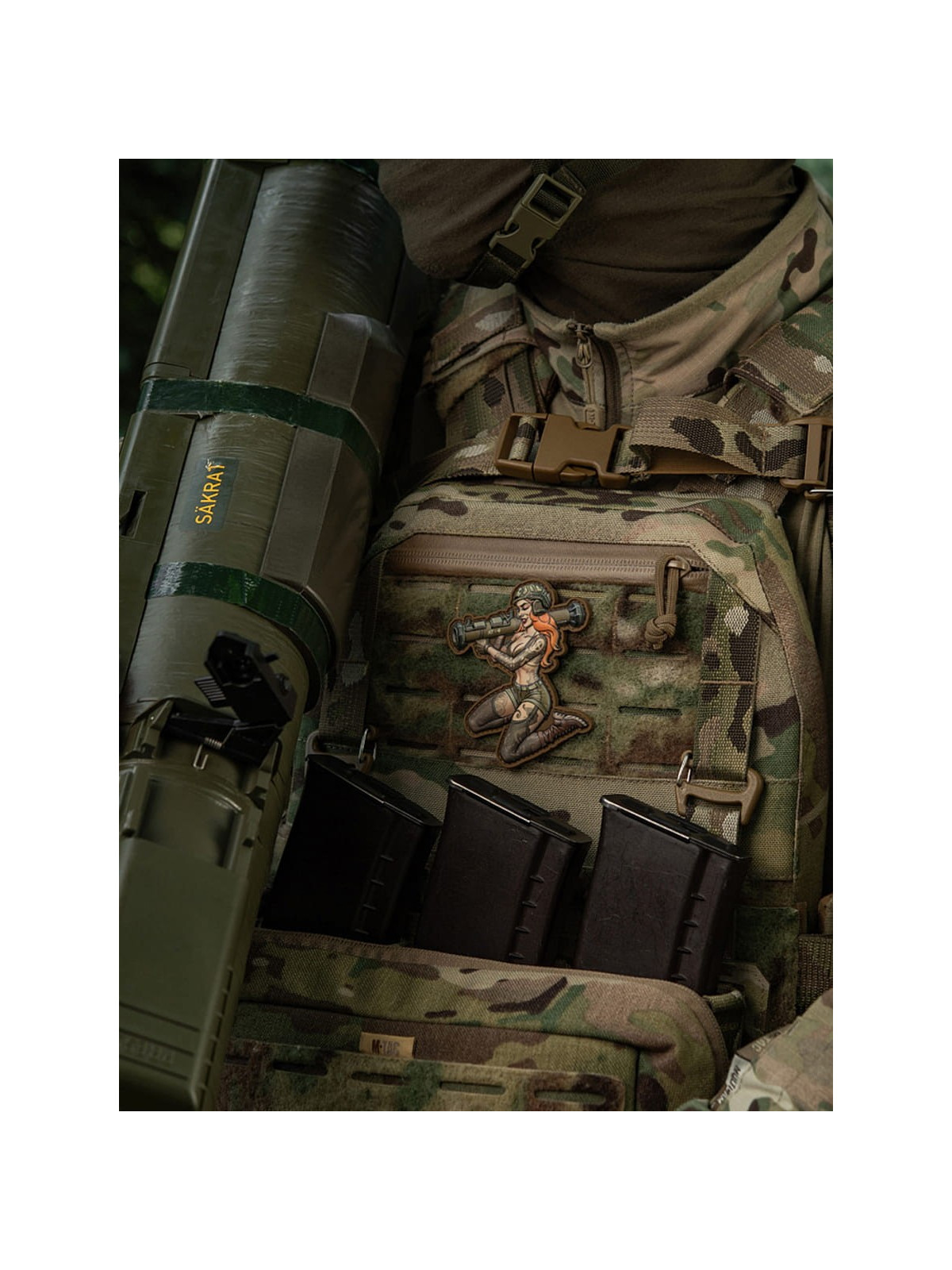 M-TAC Naszywka 3D Tactical Girl Nr10 RPG PVC Skandinavik