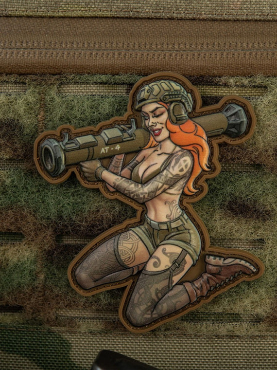 M-TAC Naszywka 3D Tactical Girl Nr10 RPG PVC Skandinavik