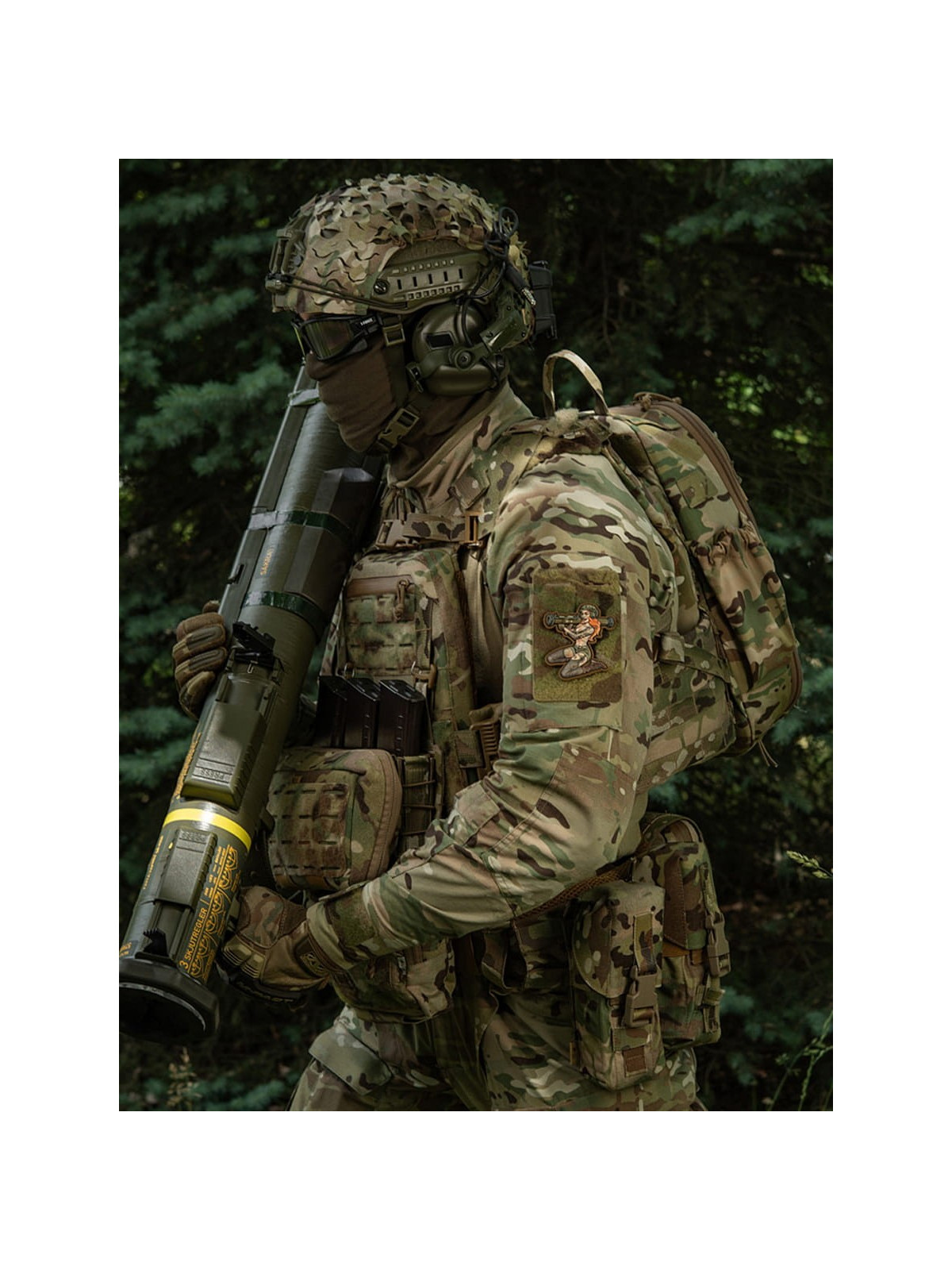 M-TAC Naszywka 3D Tactical Girl Nr10 RPG PVC Skandinavik