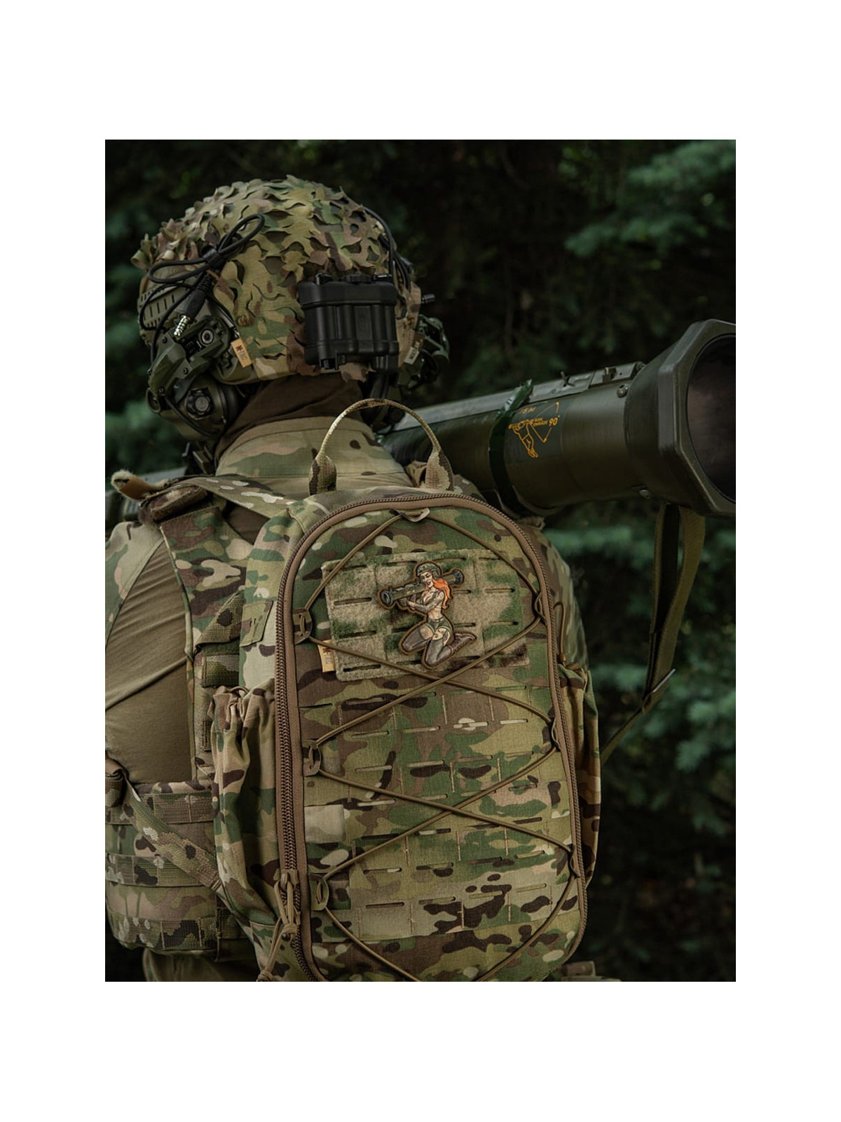 M-TAC Naszywka 3D Tactical Girl Nr10 RPG PVC Skandinavik