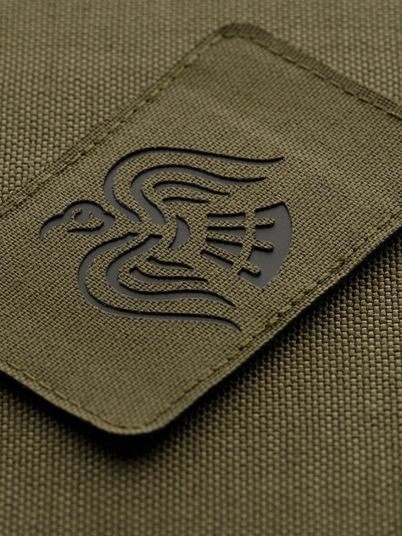 M-TAC NASZYWKA SZTANDAR WRONA LASER CUT ZIELONO-CZARNA