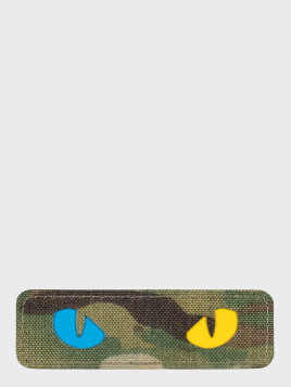 M-TAC Naszywka Kocie Oczy CAT EYES LASER Cut multicam-żółto-zielona fluorescencyjna