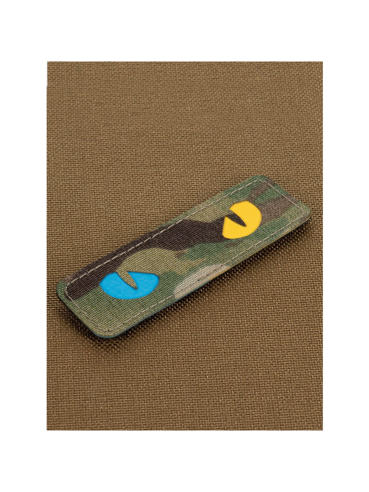 M-TAC Naszywka Kocie Oczy CAT EYES LASER Cut multicam-żółto-zielona fluorescencyjna