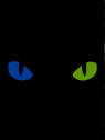 M-TAC Naszywka Kocie Oczy CAT EYES LASER Cut multicam-żółto-zielona fluorescencyjna