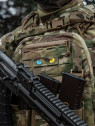 M-TAC Naszywka Kocie Oczy CAT EYES LASER Cut multicam-żółto-zielona fluorescencyjna