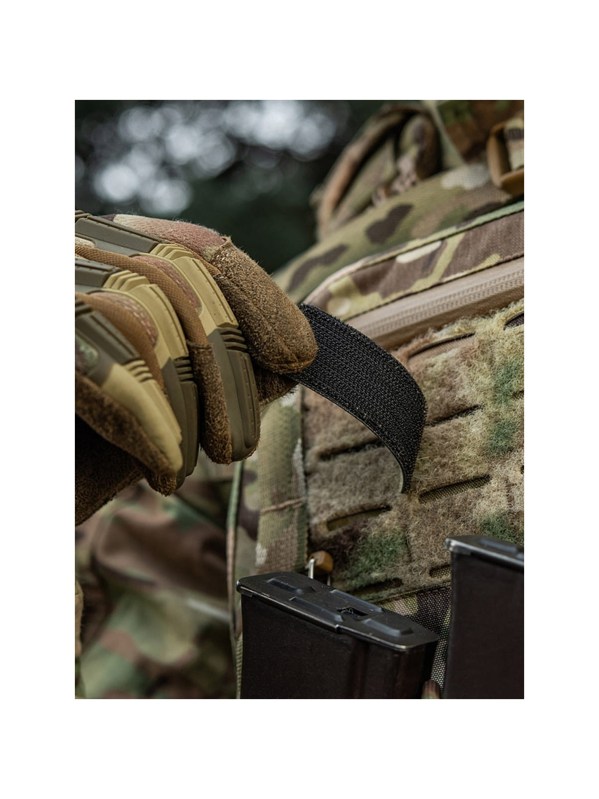 M-TAC Naszywka Kocie Oczy CAT EYES LASER Cut multicam-żółto-zielona fluorescencyjna
